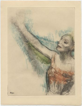 エッチングと　アクチアント Degas - Danseuse (étude, vers 1878-1880)