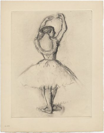 エッチング Degas - Danseuse (étude, vers 1878-1880)