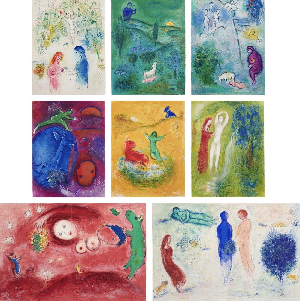 リトグラフ Chagall - Daphnis and Chloé full album