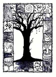 リトグラフ Alechinsky - D'arbre et d'encre