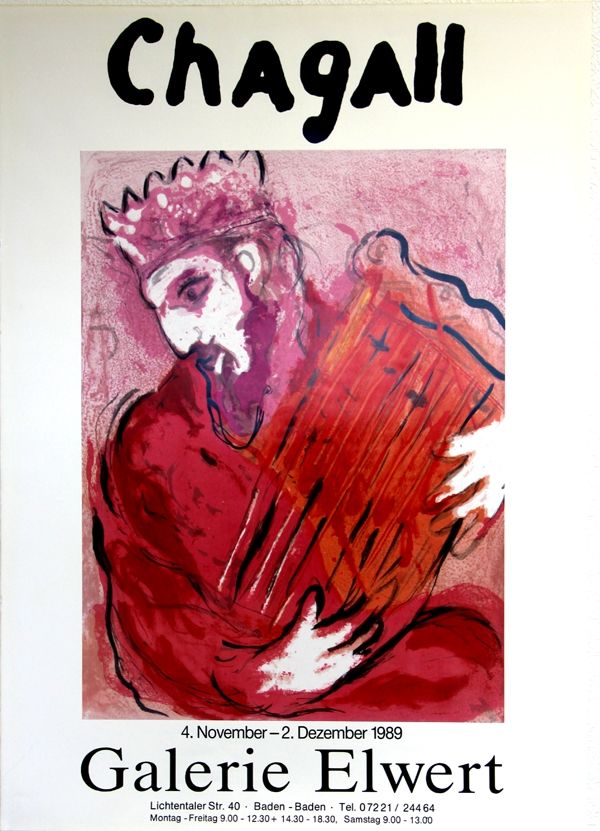 オフセット Chagall (After) - David à la Harpe  Galerie Elwert