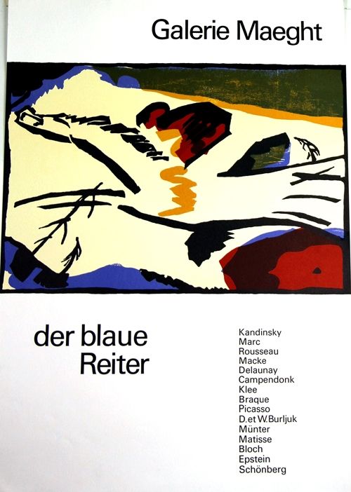 リトグラフ Kandinsky - De Blaue Reiter