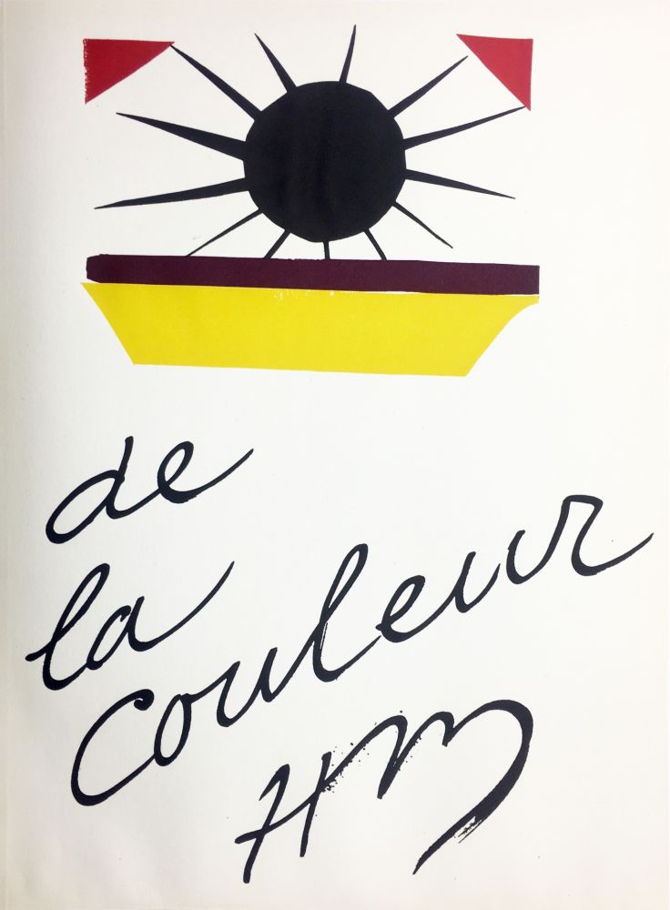 リトグラフ Matisse - DE LA COULEUR  (Pour la revue Verve n°13, 1945)