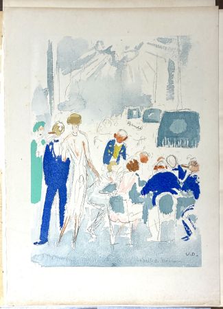 ステンシル Van Dongen - Deauville, la salle de baccara - 1931