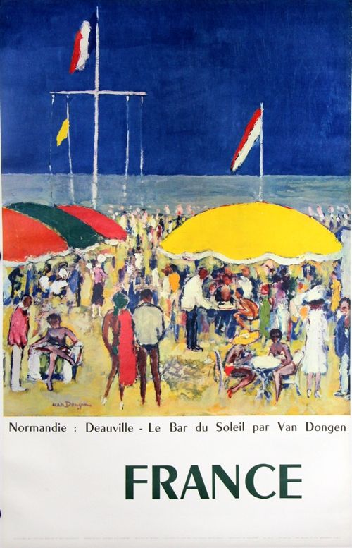 オフセット Van Dongen - Deauville  Le Bar Au Soleil  Normandie
