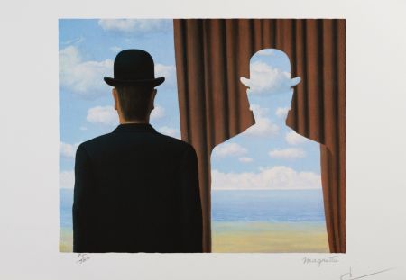 リトグラフ Magritte - Decalcomanie