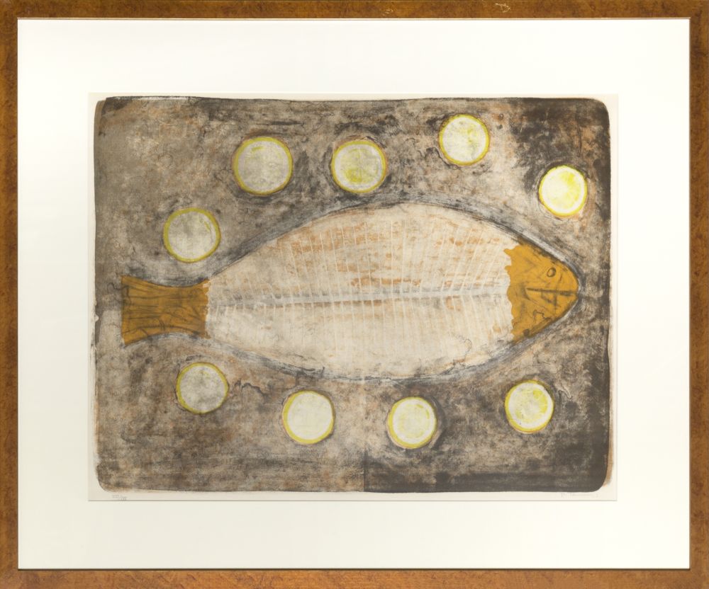 リトグラフ Tamayo - Demi Poisson (Half Fish)
