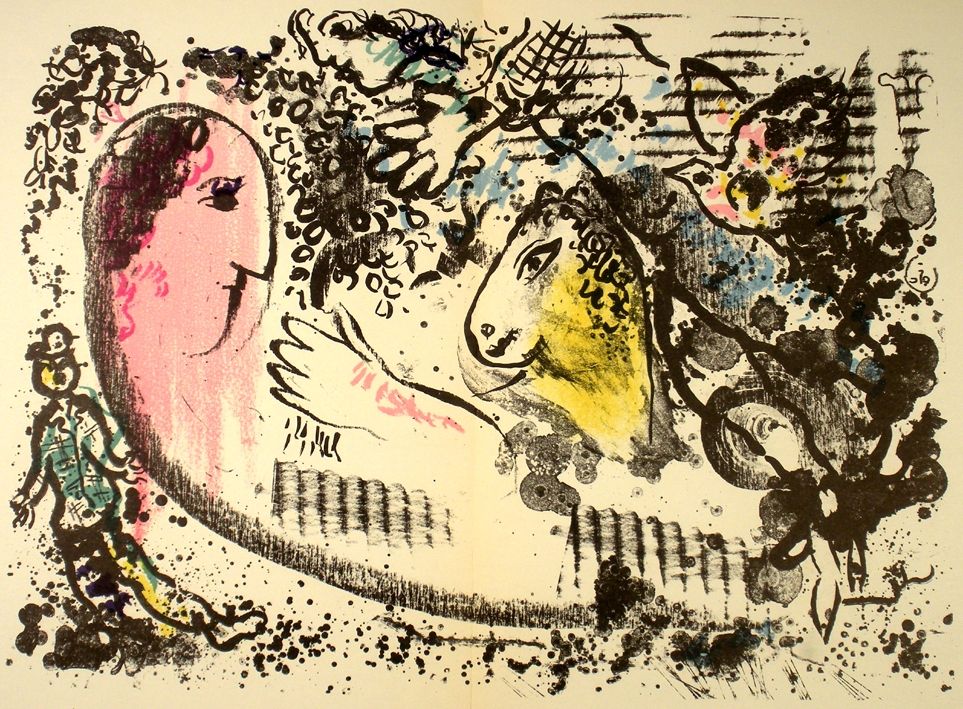 挿絵入り本 Chagall - Derriere e Miroir n.°182