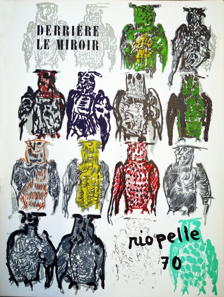 挿絵入り本 Riopelle - Derriere le Miroir n. 185