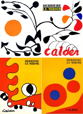挿絵入り本 Calder - DERRIÈRE LE MIROIR - CALDER (11 volumes parus de 1950 à 1981), avec 49 LITHOGRAPHIES.