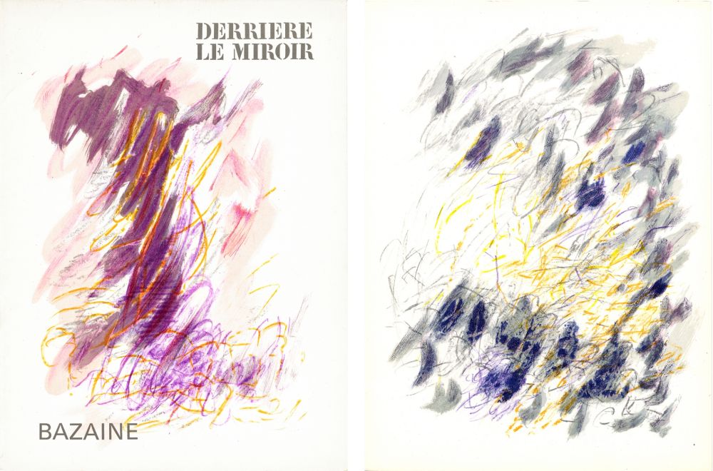 挿絵入り本 Bazaine - DERRIÈRE LE MIROIR N°170. Mars 1968. 6 LITHOGRAPHIES ORIGINALES EN COULEURS.