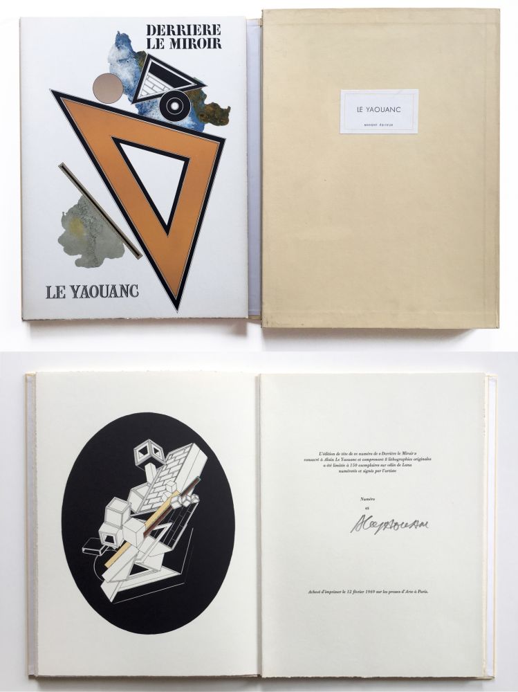 挿絵入り本 Le Yaouanc - DERRIÈRE LE MIROIR N° 176. Février 1969. TIRAGE DE LUXE SIGNÉ.
