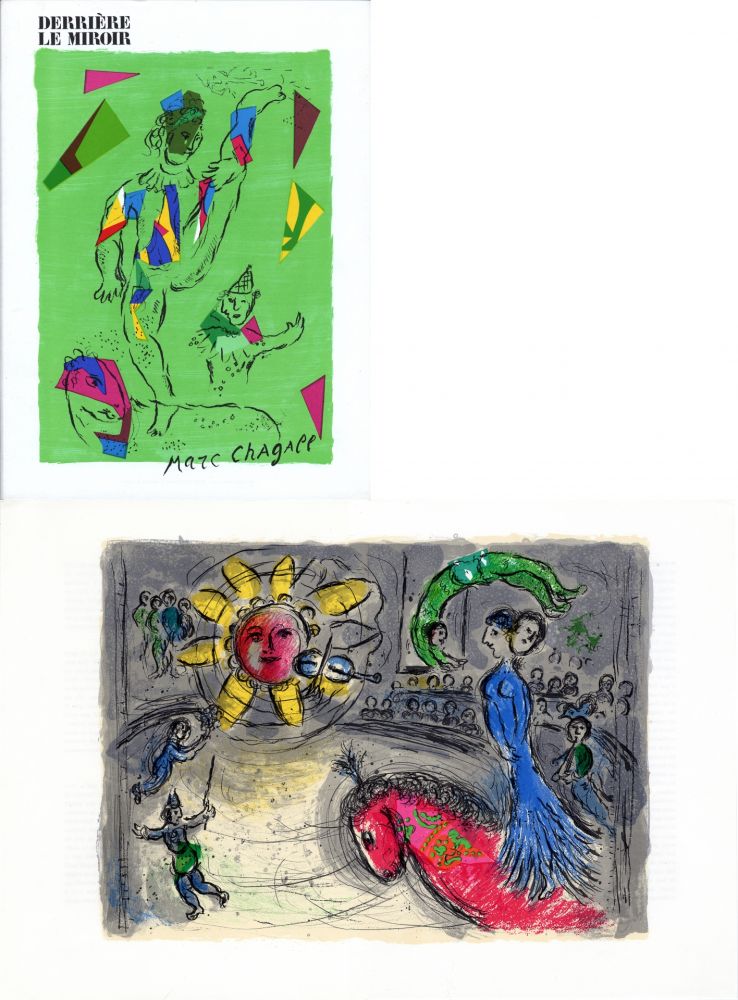 リトグラフ Chagall - DERRIÈRE LE MIROIR N° 235 - CHAGALL par Vercors. Octobre 1979.