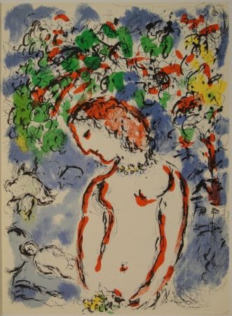リトグラフ Chagall - DERRIÈRE LE MIROIR, No 198. Chagall.