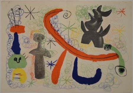 挿絵入り本 Miró - DERRIÈRE LE MIROIR, Nos 29-30