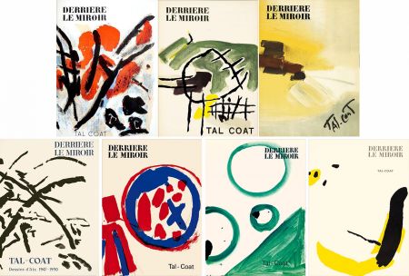 挿絵入り本 Tal Coat - DERRIÈRE LE MIROIR. TAL COAT. Collection complète des 7 volumes de la revue consacrés à PIERRE TAL-COAT (de 1954 à 1972).