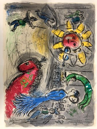 リトグラフ Chagall - Derrière le Miroir