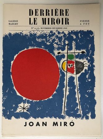 挿絵入り本 Miró - Derrière le Miroir 14-15, Novembre 1948
