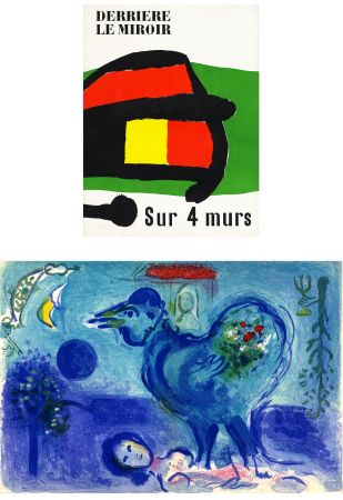 挿絵入り本 Chagall - Derrière le Miroir n° 107-108-109. SUR 4 MURS. Juin-juillet 1958.