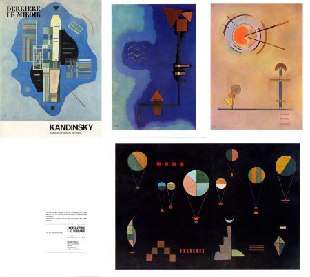 挿絵入り本 Kandinsky - Derrière le Miroir n° 154. KANDINSKY, Bauhaus de Dessau (1927-1933) (1965).