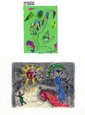 挿絵入り本 Chagall - Derrière le Miroir n° 235 - CHAGALL. 2 LITHOGRAPHIES ORIGINALES (1979)