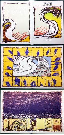 挿絵入り本 Alechinsky - Derrière le Miroir n° 247. ALECHINSKY. 6 ESTAMPES ORIGINALES. 1981