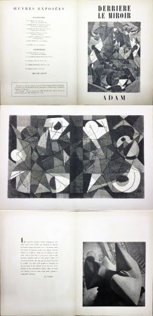 挿絵入り本 Adam - Derrière le Miroir n° 24. ADAM - Décembre 1949. 1ere édition.
