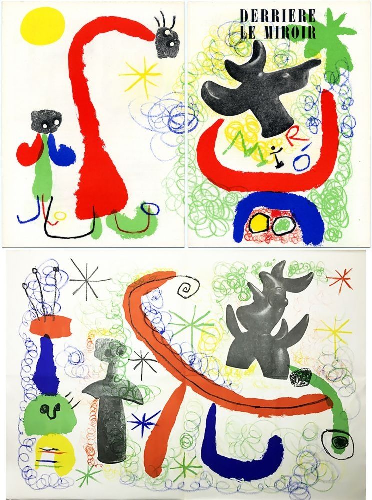 挿絵入り本 Miró - Derrière Le Miroir n° 29-30 - MIRÓ. 2 LITHOGRAPHIES ORIGINALES (Mai 1950)