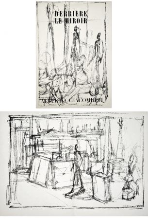 挿絵入り本 Giacometti - Derrière le Miroir n° 39-40 . GIACOMETTI. Juin 1951.