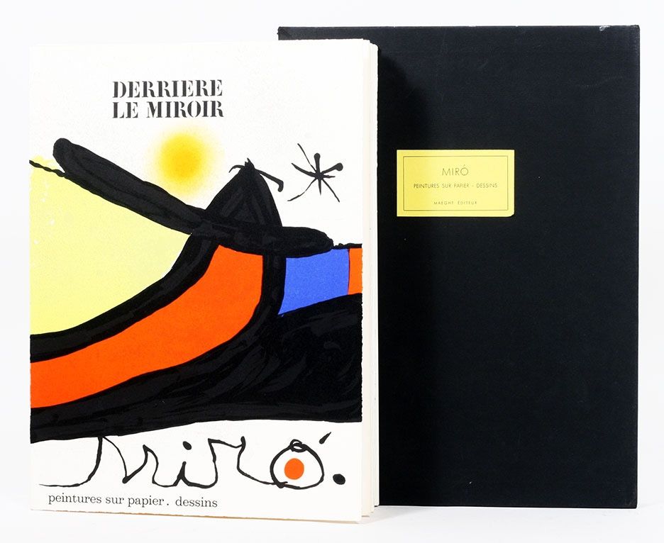 挿絵入り本 Miró - Derriére le Miroir 193/194. Peintures Sur Papier, Dessins