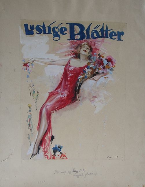 技術的なありません Ehrenberger - Design for cover of ¨Lustige Blätter