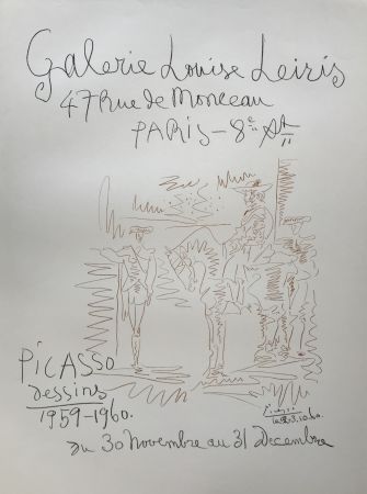リトグラフ Picasso - Dessins 1959-1960