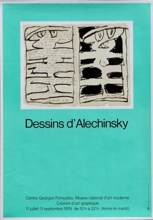 オフセット Alechinsky - Dessins  D'Alechinsky