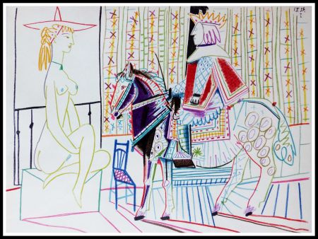 リトグラフ Picasso (After) - DESSINS DE VALLAURIS VI