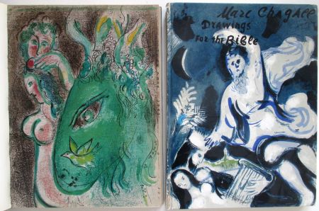リトグラフ Chagall - Dessins pour la Bible