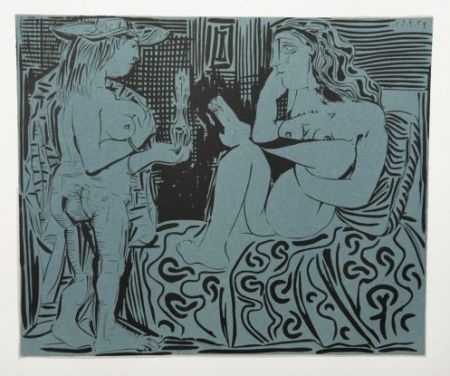 彫版 Picasso - Deus femmes