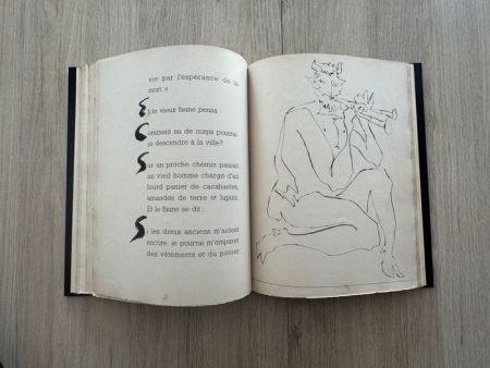挿絵入り本 Picasso - Deux Contes. Le Centaure Picador. Le crepuscule d'un Faune. Gravures de Pablo Picasso.