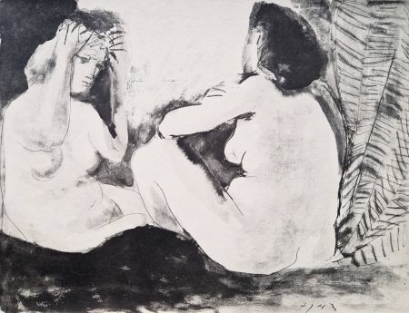 ステンシル Picasso - Deux femmes nues