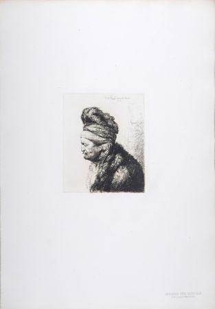 輪転グラビア印刷 Rembrandt - Deuxième tête orientale