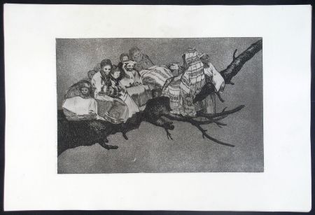 エッチングと　アクチアント Goya - DISPARATE RIDICULO