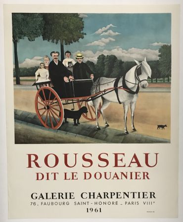 リトグラフ Rousseau - Dit le Douanier