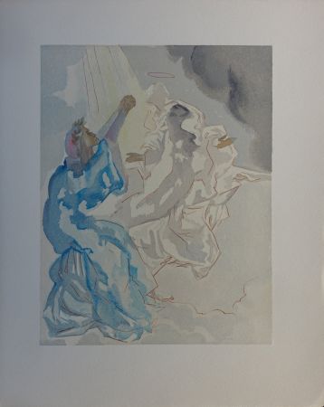 木版 Dali - Divine Comédie, Paradis 5, Nouvel aspect de Béatrice