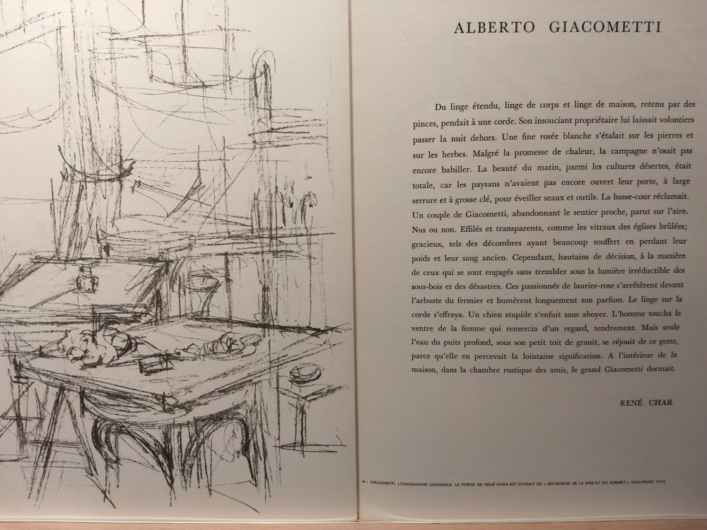 挿絵入り本 Giacometti - DLM 112