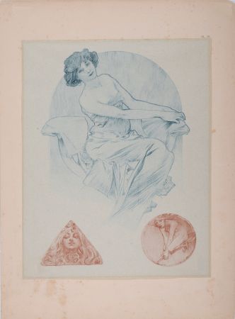 リトグラフ Mucha - Documents Décoratifs, 1902 - PLATE 15