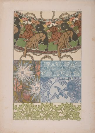 リトグラフ Mucha - Documents Décoratifs, 1902 - PLATE 42