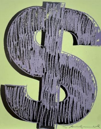 シルクスクリーン Warhol - Dollar sign