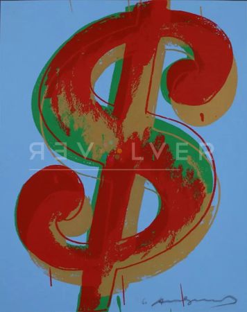 シルクスクリーン Warhol - Dollar Sign 277