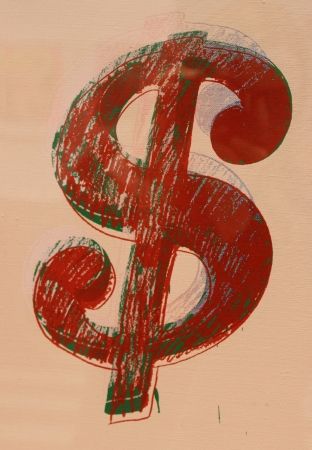 多数の Warhol - Dollar Sign by Andy Warhol