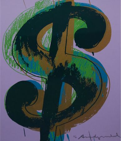 シルクスクリーン Warhol - $ Dollar Sign, FS II.277
