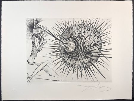 彫版 Dali - Don Quichotte et l'oursin